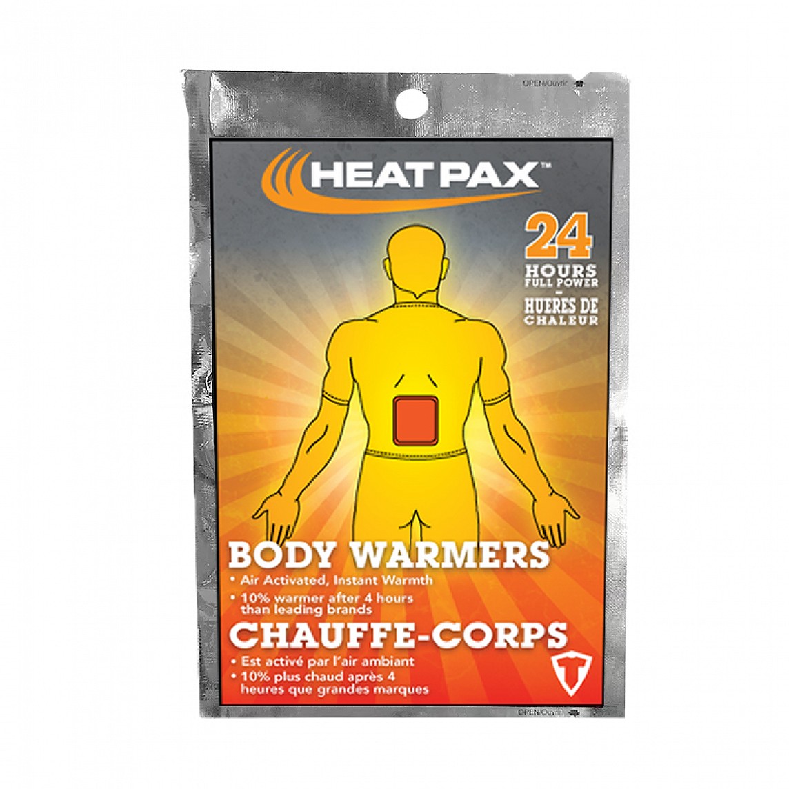 #5540 Techniche HeatPax Air Activated  Body Warmers 